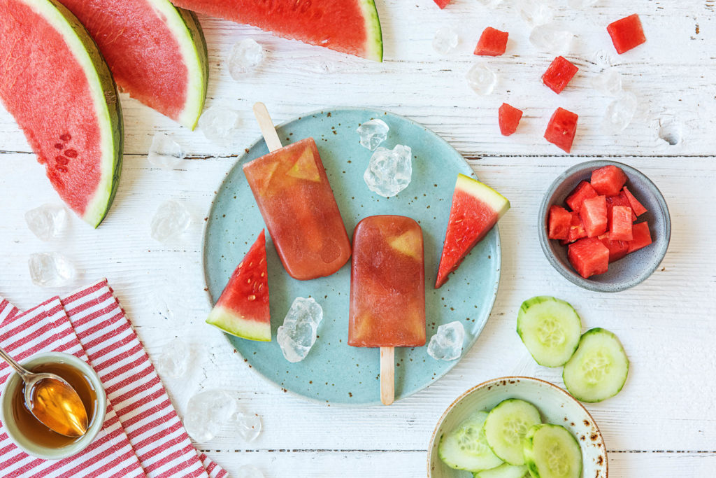 refreshing watermelon cucumber popsicle recipe