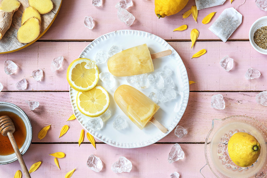 lemon and chamomile popsicle recipe