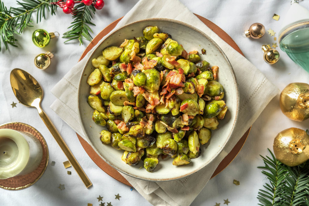 Crispy Bacon Brussels Sprouts