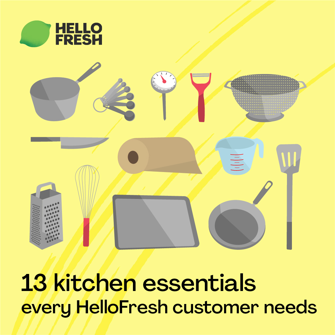13 Kitchen Essentials Every HelloFresh Customer Needs in their Kitchen